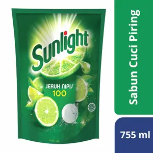 Sunlight lime sabun cuci piring jeruk nipis 755ml