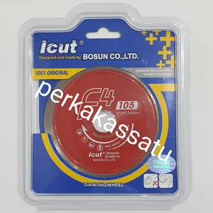 DIAMOND WHEEL 4" ICUT BOSUN F4 MATA POTONG KERAMIK GRANIT TEMBOK BETON