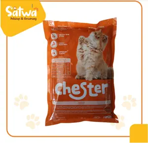 Makanan Kucing Premium Chester Tuna Flavour 1kg setara Bolt oricat