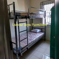 Gambar Ranjang tingkat ranjang susun besi uk. 90x200 Berkualitas dari LancarJayafurniture Kota Tangerang 2 Tokopedia