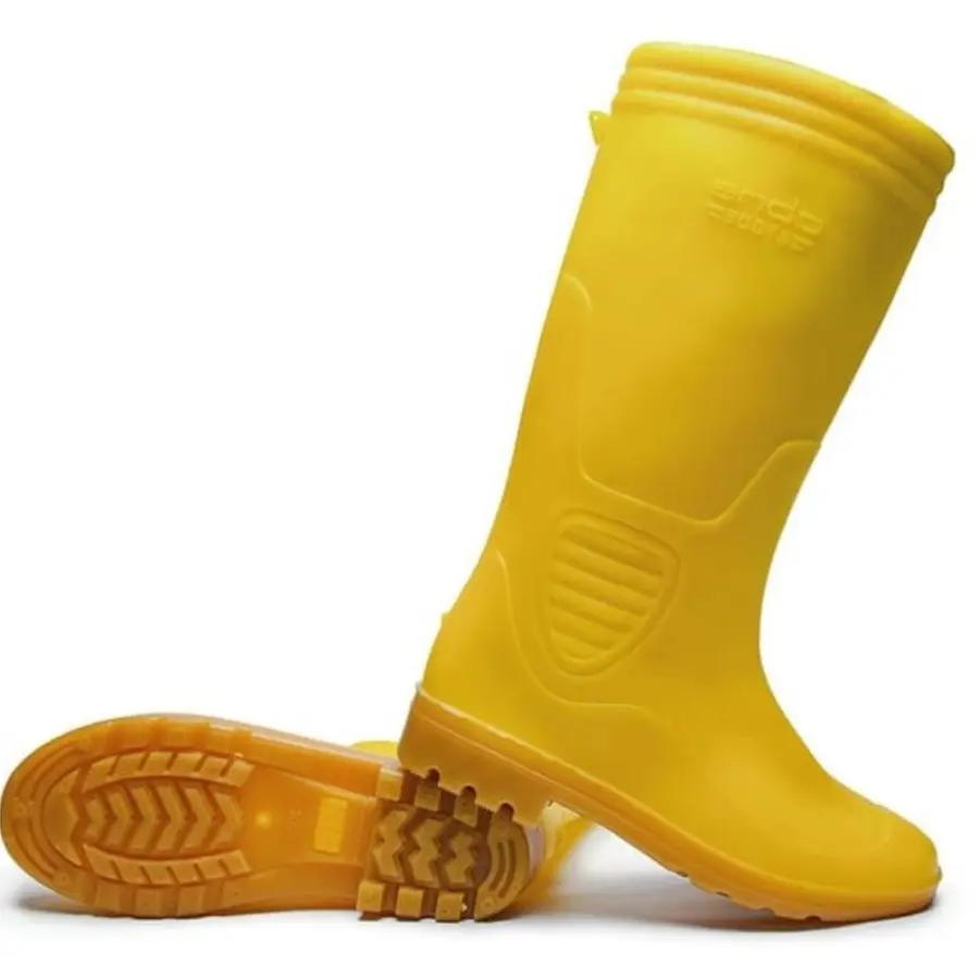 Sepatu Boot Ando Warna Kuning / Safety Boot Ando