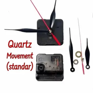 Mesin Jam Dinding QUARTZ ( DETIK ) Bunyi Standar [ PREMIUM QUALITY ]