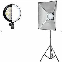 Gambar Paket Studio Lampu 30W LED Continous with Softbox 50x70cm dari kibocam aksesoris kamera Kota Bandung 3 Tokopedia