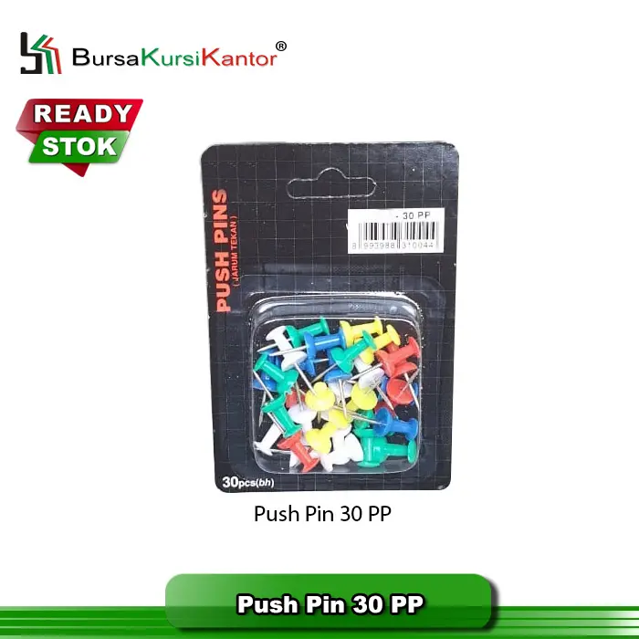 Push Pin / Paku SoftBoard 1 card isi 30pc