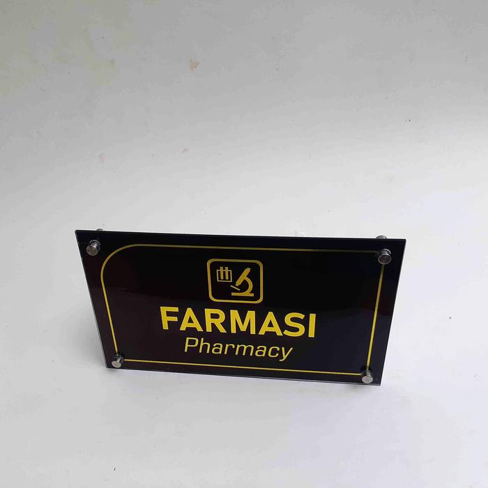 Gambar Papan Nama Ruang Farmasi, nama ruang akrilik Farmasi dari Sahabat Sejasa Kab. Sleman Tokopedia