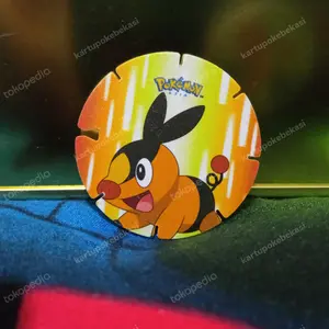 Pokemon Coin Tepig Tazos chiki balls pokemon Indonesia