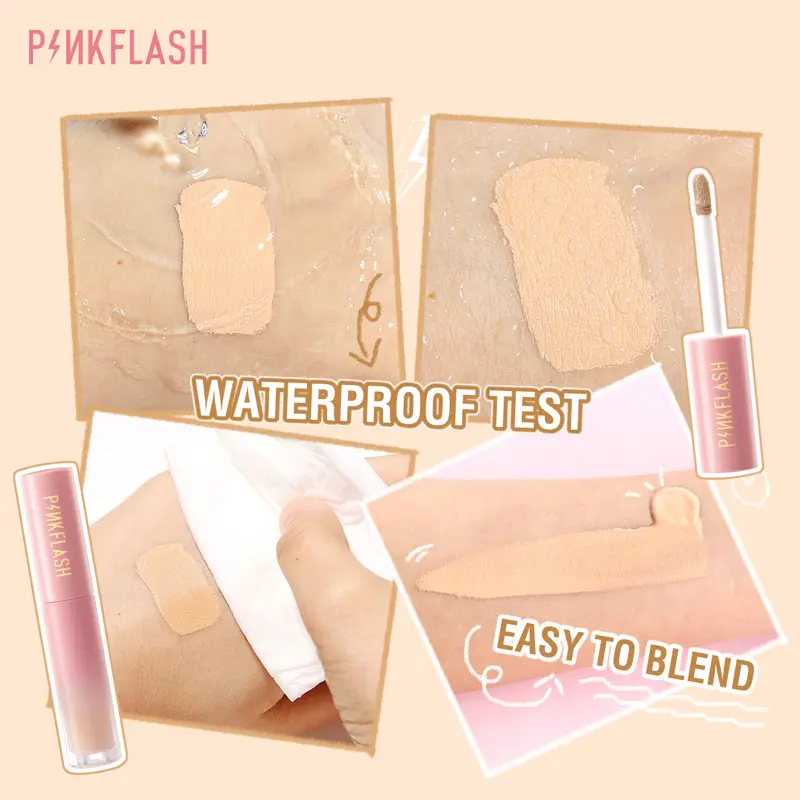 PINKFLASH #OhMyBreath Liquid Concealer Full Coverage PFF04 4