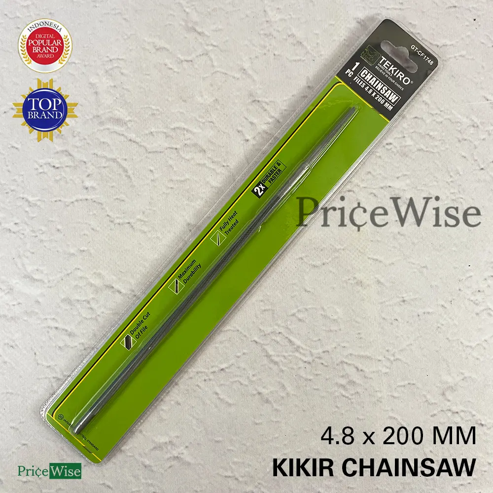 Kikir Gergaji 4.8x200 mm / Chainsaw Files Tekiro