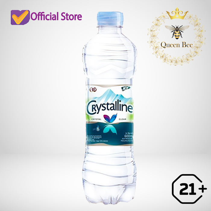 Gambar Crystalline Air Mineral 24 botol @600ml dari QueenBee 88 Kota Administrasi Jakarta Utara Tokopedia