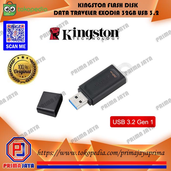 Gambar KINGSTON Flash Disk Data Traveler Exodia 32GB DTX32 ORIGINAL USB 3.2 dari PrimaJaya Toko Kota Manado Tokopedia