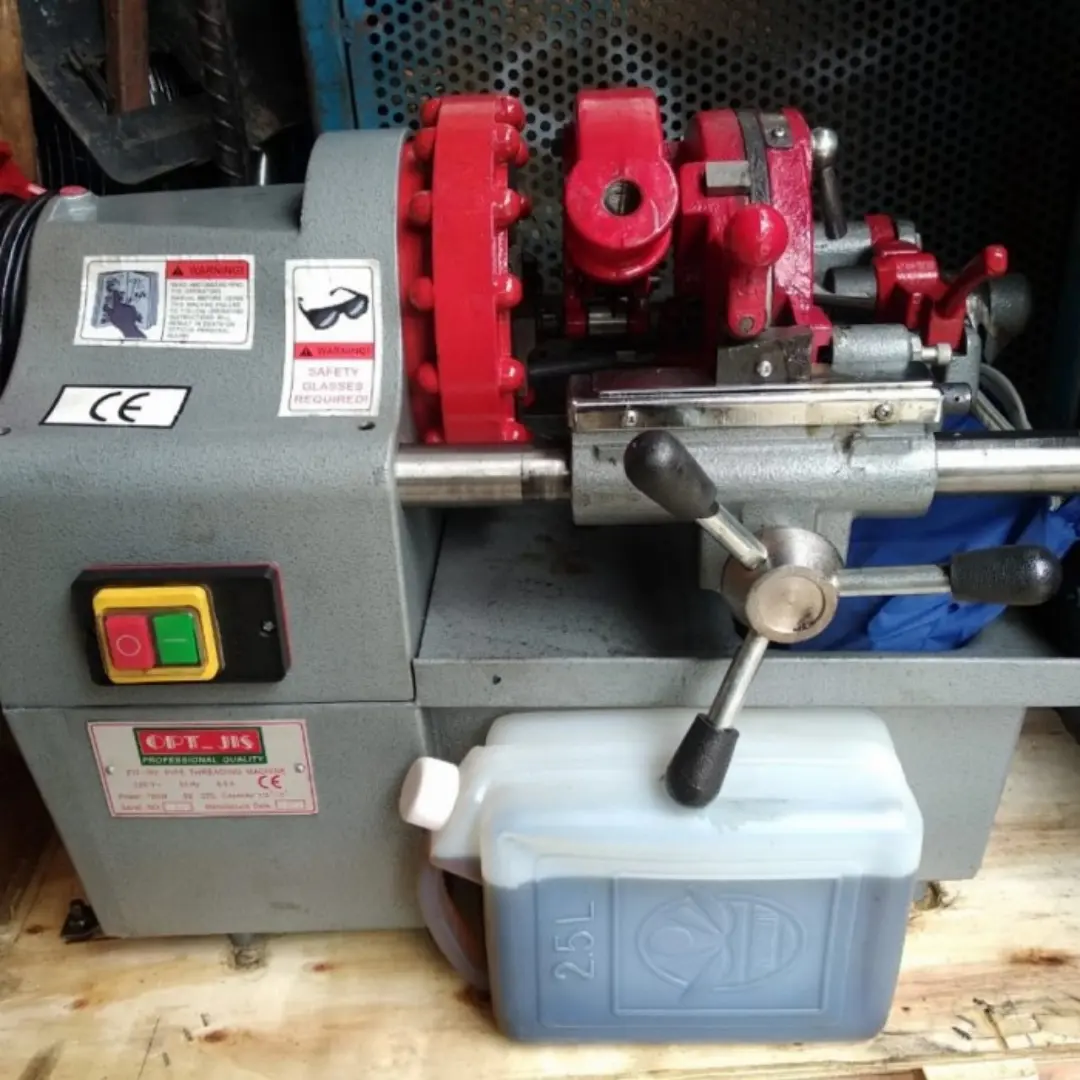 Mesin senai pipa listrik 1/2" - 2" OPT Taiwan Pipe Threading Machine