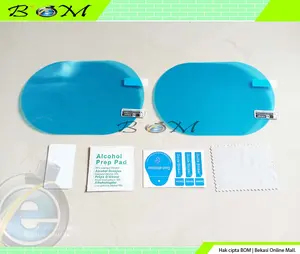 ANTI FOG EMBUN HUJAN AIR KACA FILM PELINDUNG SPION MOBIL oval besar