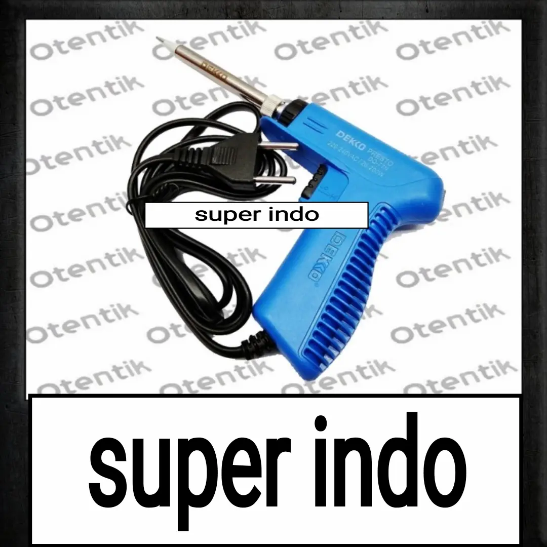 DEKKO SOLDER TEMBAK DQ77 N - SOLDER GUN DQ 77-N 20W-200W 240V ORIGINAL