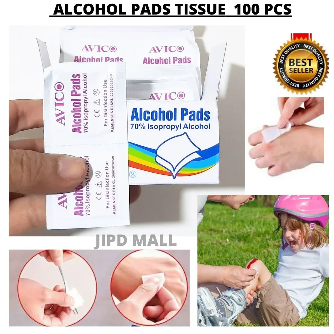 Alcohol Swab Pads Tisu Alkohol Serbaguna isi 100 pcs 113171