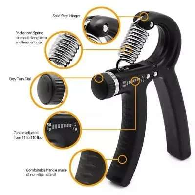 Hand GRIP HANDGRIP ADJUSTABLE 5-60 KG ALAT LATIHAN OTOT PENGUAT TANGAN
