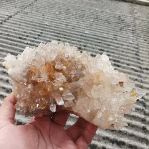 Crystal Quartz Stone Natural Bongkahan Alami Besar