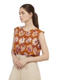 Gambar Batik Fractal Atasan Wanita Padma Sleeveless Blouse dari Batik Fractal Kota Bandung 4 Tokopedia