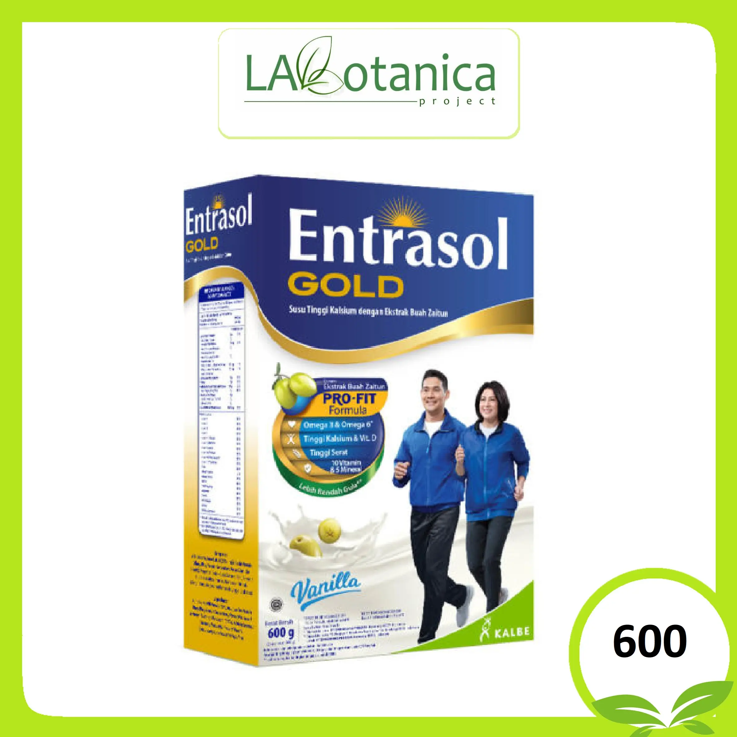 Entrasol Gold Vanilla 600 gram