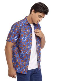 Gambar Batik Fractal Kemeja Pria Motif Batik Elang Biru dari Batik Fractal Kota Bandung 4 Tokopedia