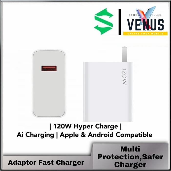 Gambar BLACK SHARK 120W Fast Charging USB Wall Charger Blackshark Adaptor dari Venus Mobile Kota Administrasi Jakarta Barat Tokopedia