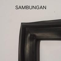 Gambar Gasket Karet Pintu Showcase Polytron Knock Down 116 x 51 cm dari PAC Part Cikarang Kab. Bekasi 2 Tokopedia