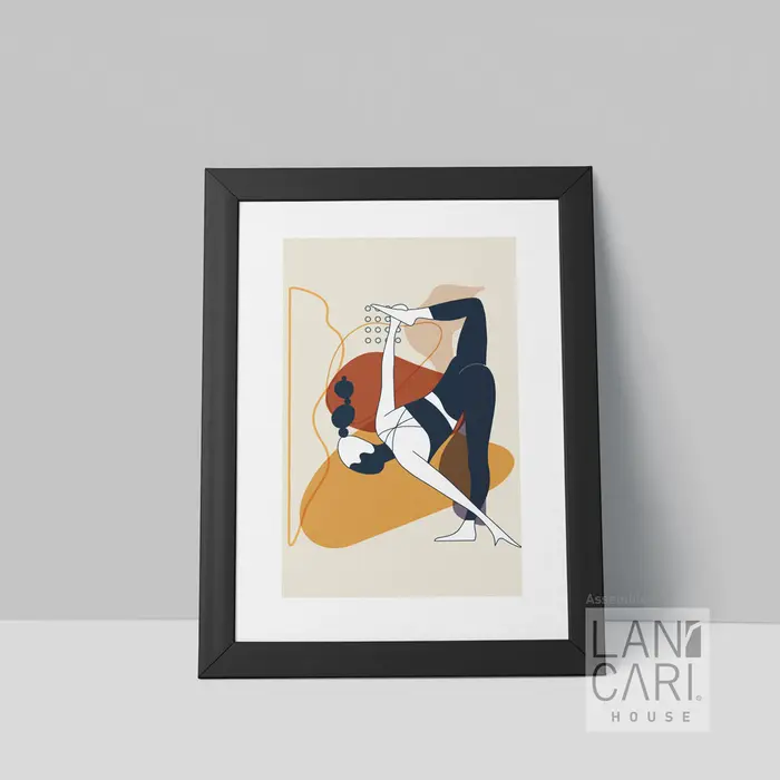 Gambar Lukisan Yoga Minimalis Frame Hiasan Dinding Dekorasi Ruangan Wallpaper - Putih dari LANCARI Kota Administrasi Jakarta Pusat 5 Tokopedia
