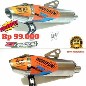 Silincer knalpot motor KLX CRF Viar ktm TRAIL rakitan ngebas empuk