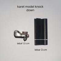 Gambar Gasket Karet Pintu Showcase Polytron Knock Down 116 x 51 cm dari PAC Part Cikarang Kab. Bekasi 5 Tokopedia
