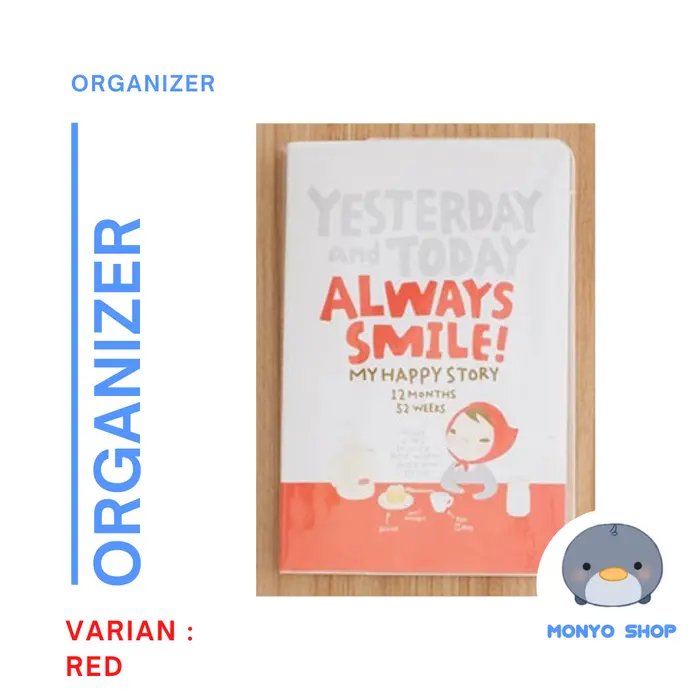 Gambar Organizer Weekly Planner Buku Tulis Agenda Lucu [Always Smile] dari Monyoshop Kota Tangerang Selatan 5 Tokopedia