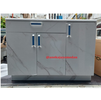 Gambar Meja Dapur 3 Pintu Marble Uk.120 x 60 cm | Lemari Dapur | MEDAN dari ANEKA JAYA MEDAN Kota Medan 3 Tokopedia