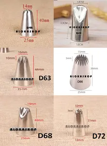 Spuit kue import no D42 D59 D63 D66 D68 D72