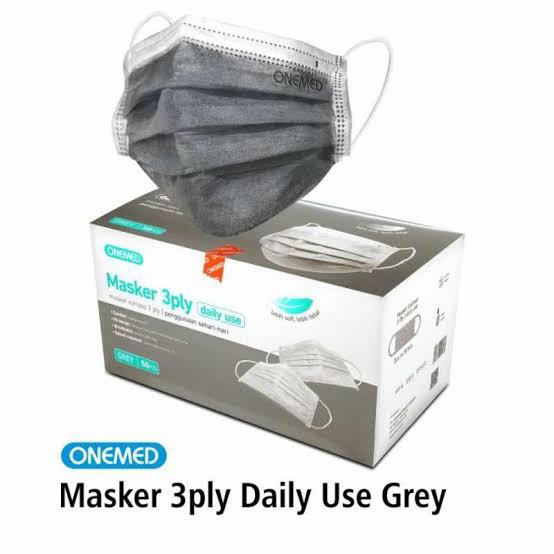 Masker Onemed Earloop Non Medis 3ply