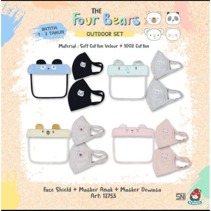 Ichigo Baby Face Shield Outdoor Set Kids 1-3 tahun