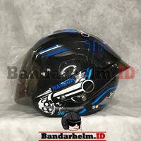 Gambar Helm Mvstar Sport 1 Magnum Blue Original model Windtail dari BANDARHELM Kota Bandung 1 Tokopedia