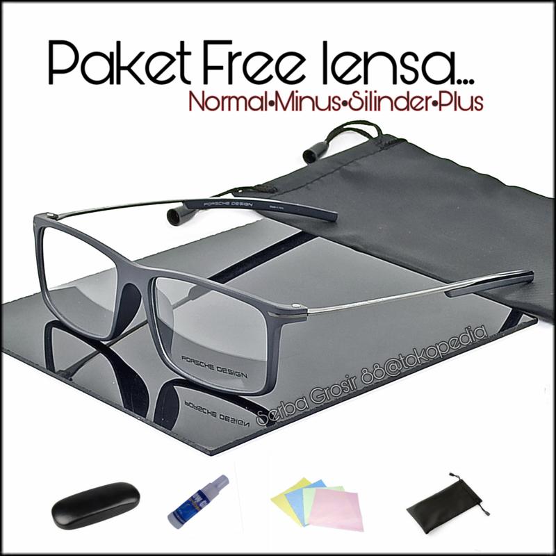Frame Kacamata Sport Pria sporty design paket Lensa 2