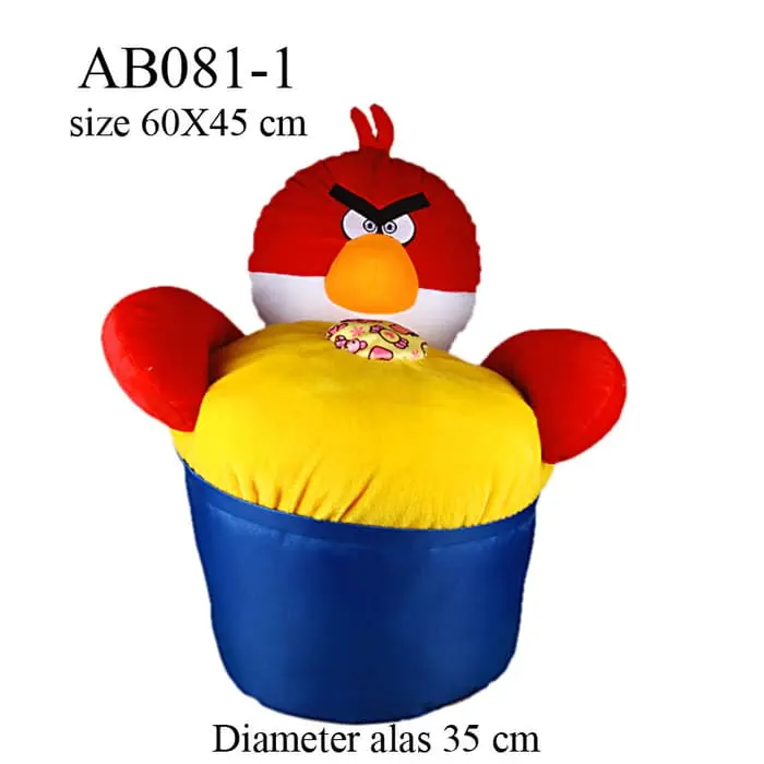 Sofa anak model cupcake Angry Bird AB081