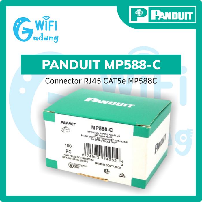 Jual PANDUIT MP588-C Connector RJ45 CAT5e MP588C 100 Pcs - Kota