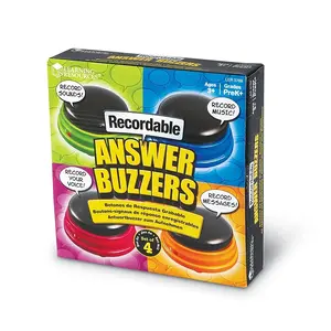 Learning Resources Recordable Answer Buzzers Alarm Game Dog Training