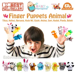 Boneka Jari Hewan Binatang Finger Puppets Animal