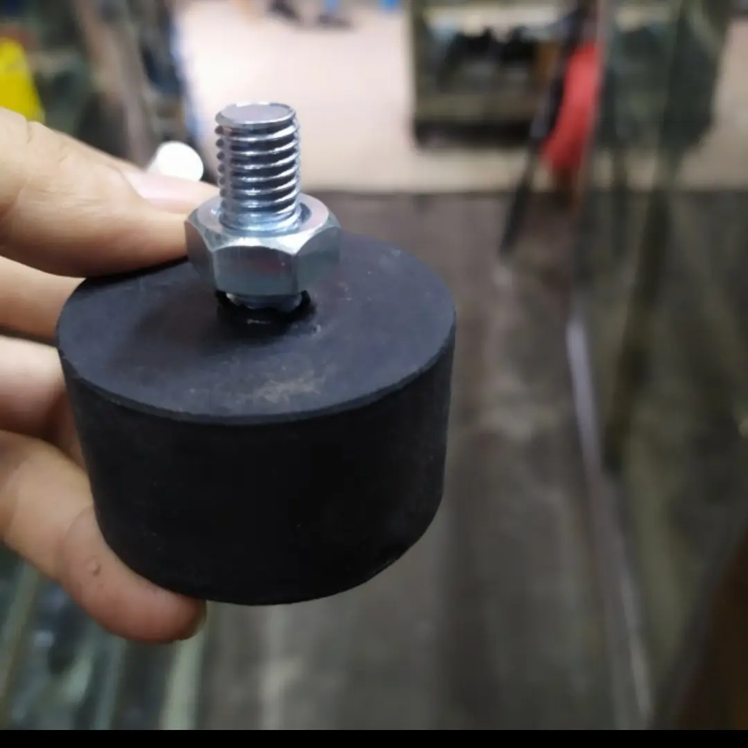 karet mounting / rubber mounting ac 50mm x 25mm x baut m10 bantalan