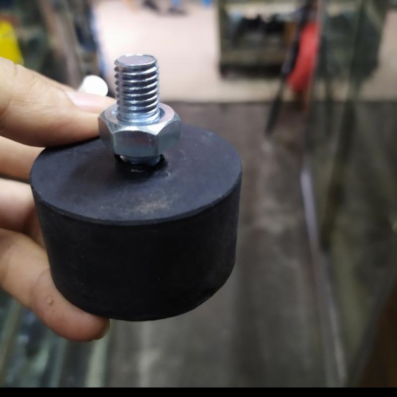 karet mounting / rubber mounting ac 50mm x 25mm x baut m10 bantalan 0