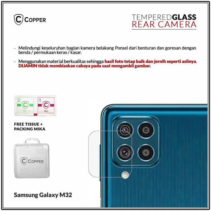 Gambar COPPER Tempered Glass Kamera - kompatibel untuk Samsung M32 dari Copper Samarinda Official Kota Samarinda Tokopedia