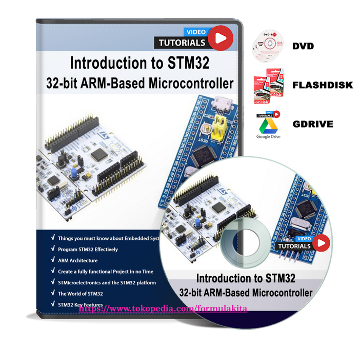 Jual VIDEO TUTORIAL INTRODUCTION TO STM32 32-BIT ARM-BASED ...