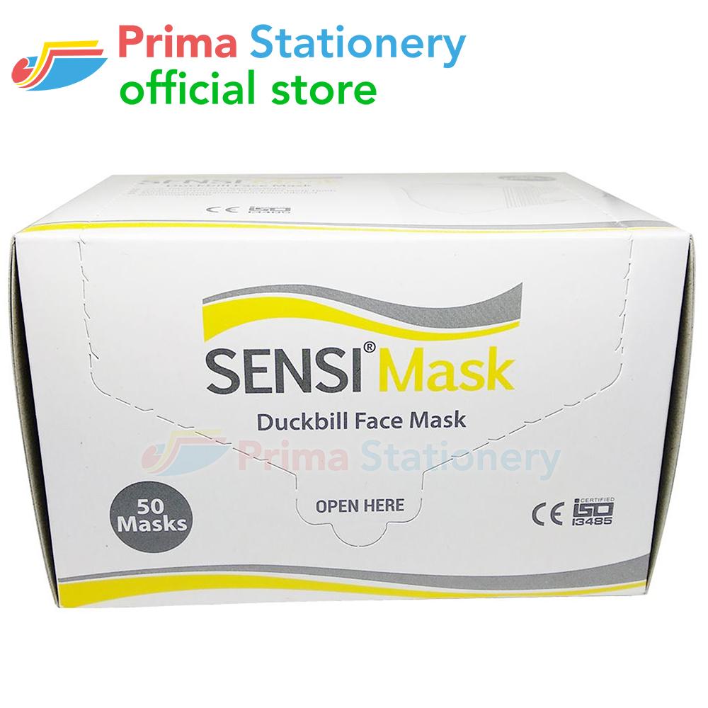 Sensimask Duckbill Face Mask /50 Masker Debu Sensi Duck Bill Medis 50