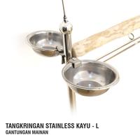 Gambar Tangkringan Stainless Kayu XL + gantungan Mainan parrot dari Java Aviary Kota Administrasi Jakarta Selatan 4 Tokopedia