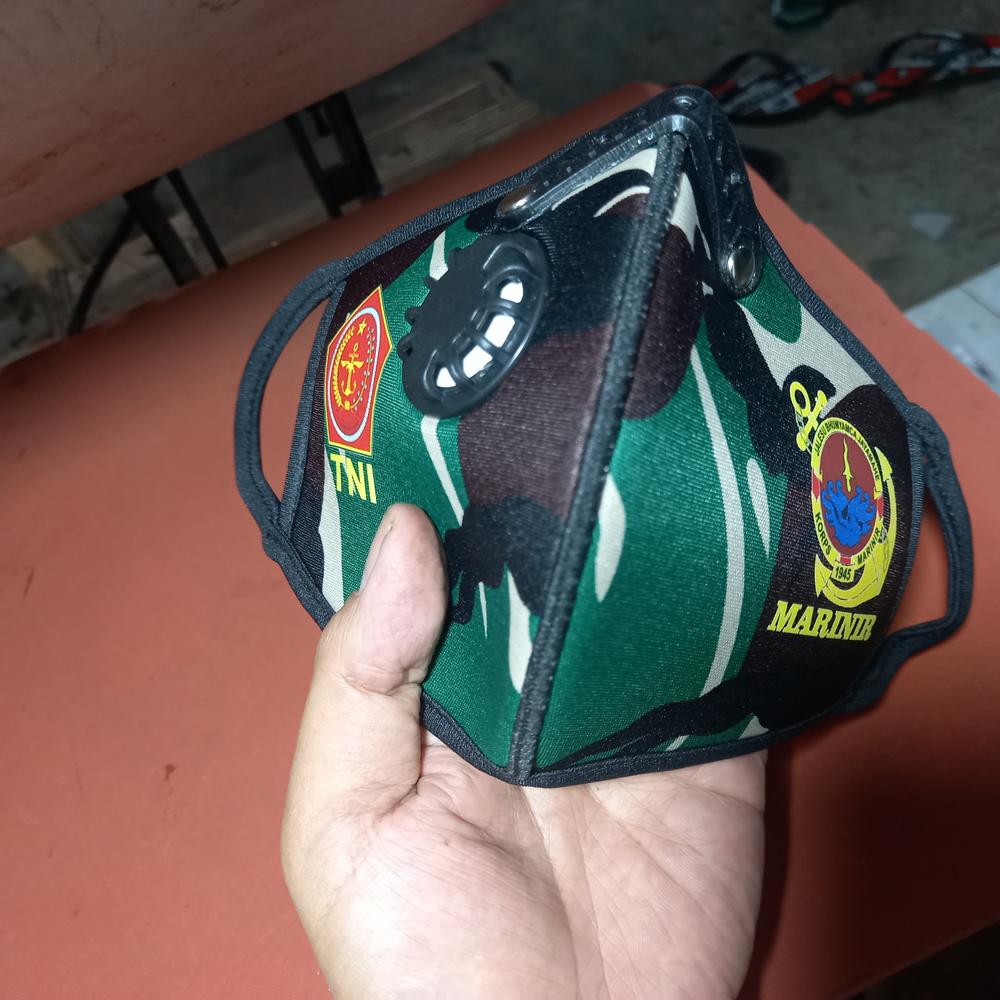 MASKER LORENG TNI LOGO TNI MARINIR