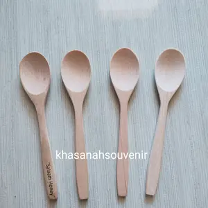 sendok makan kayu bisa disablon
