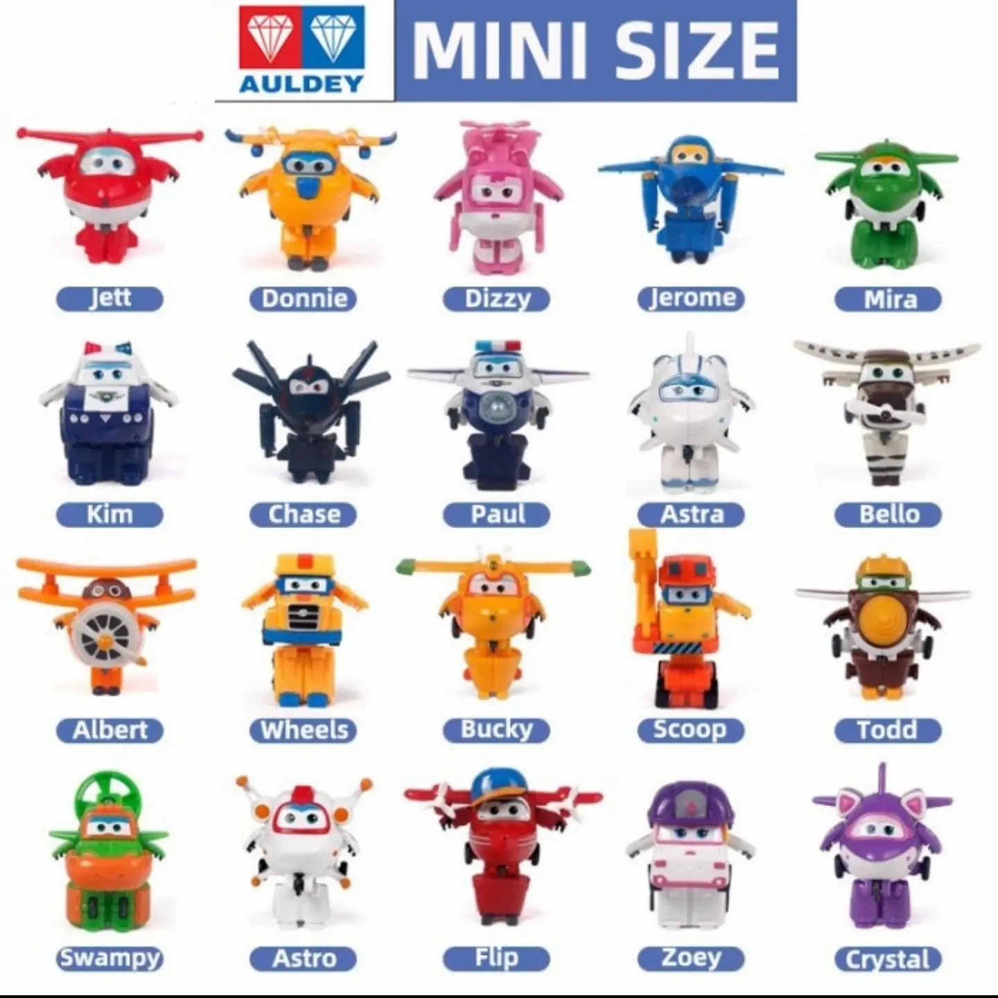 ORI SUPERWINGS SUPER WINGS AULDEY AIRPLANE ROBOT MAINAN PESAWAT TOY