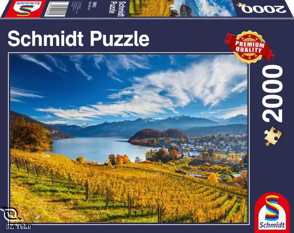 Jigsaw Puzzle: Schmidt - Vineyards - 2000 Piece