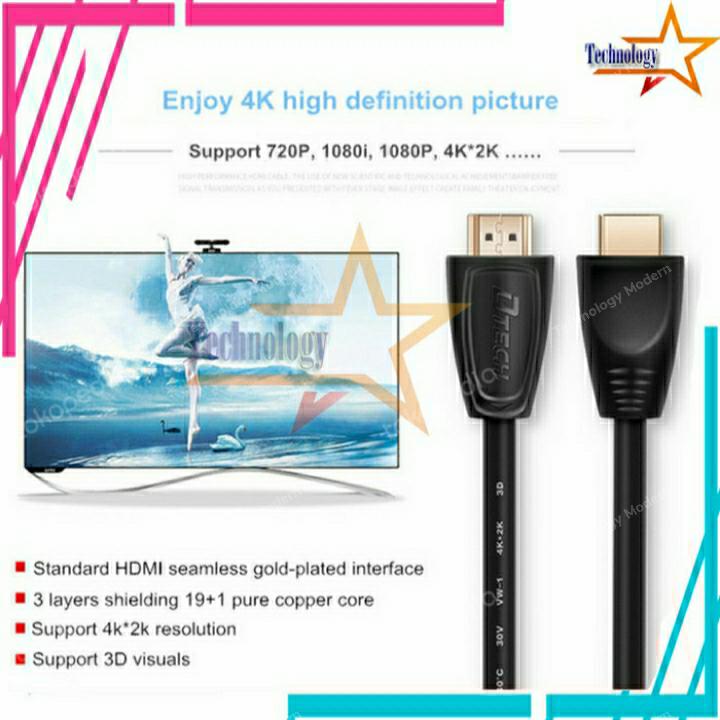 Kabel HDMI to HDMI Male 8 M Versi 1.4 Support 3D 4K*2K Original